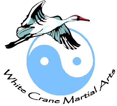 white crane photo